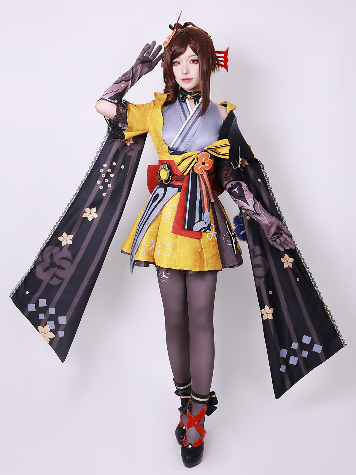 Genshin Impact Chiori Cosplay Costume Set