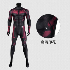 Daredevil Matt Cosplay Costume Jersey Printed Jumpsuit