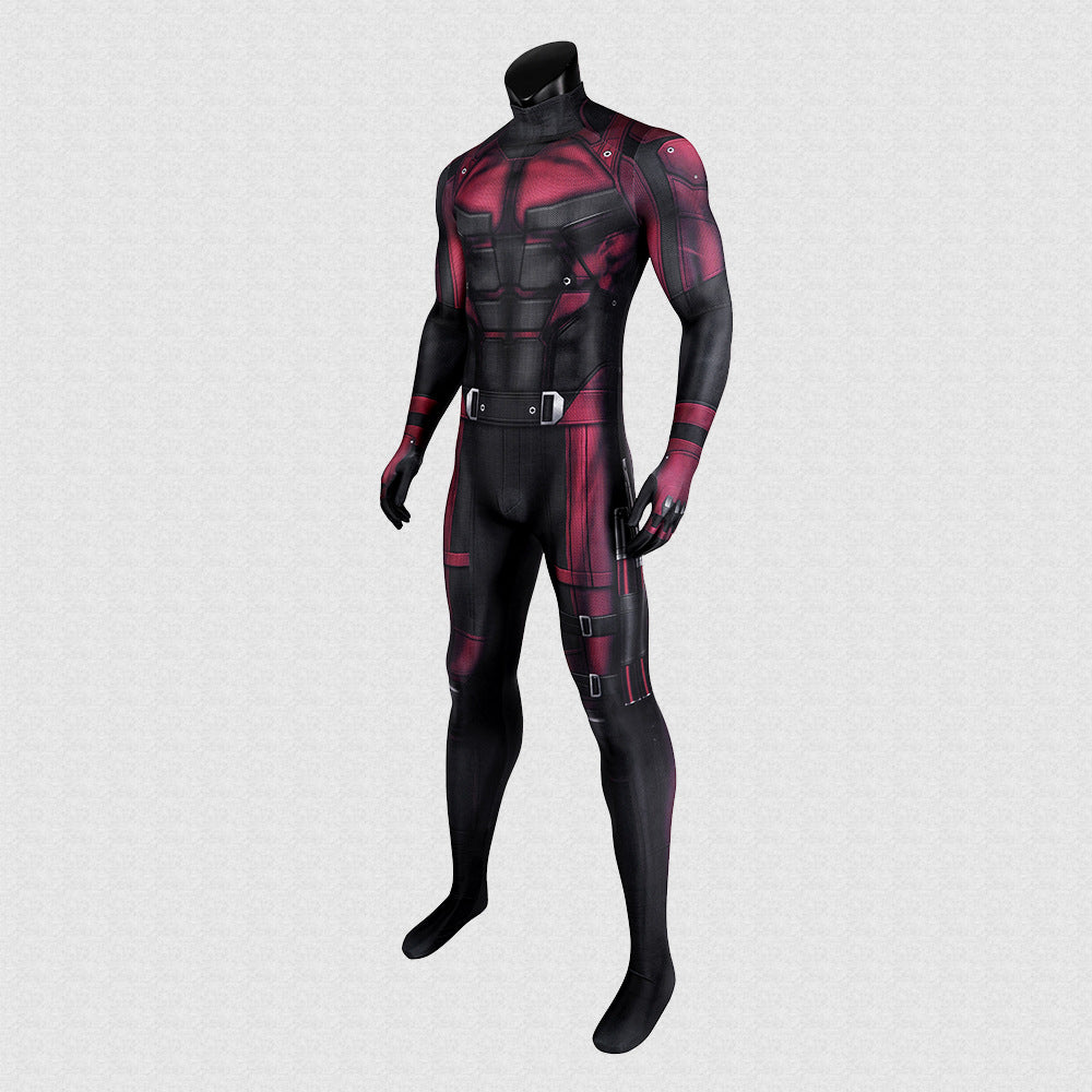 Daredevil Matt Cosplay Costume Jersey Printed Jumpsuit