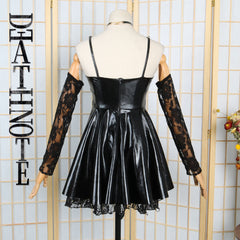 Death Note Misa Amane Cosplay Costume Dresses Free Cross Necklace