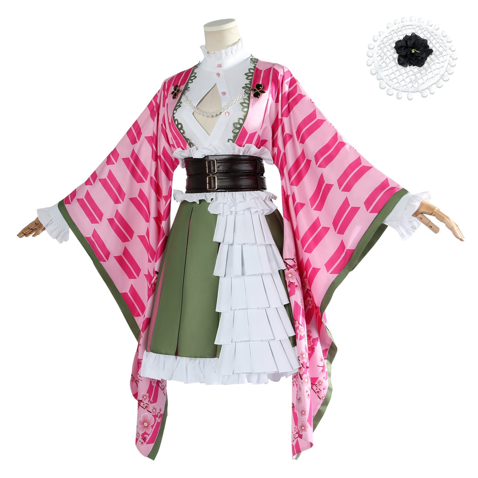 Demon Slayer Mitsuri Cosplay Costume Set for the 5th Anniversary