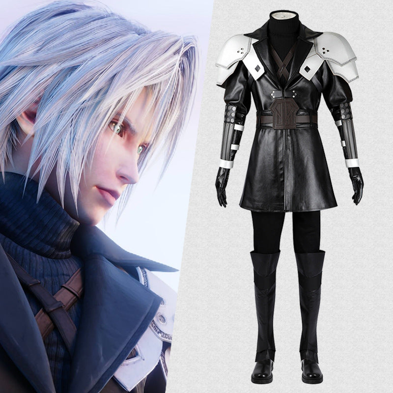 FF7 Final Fantasy VII Ever Crisis Junior Sephiroth Cosplay Costume Complete Set