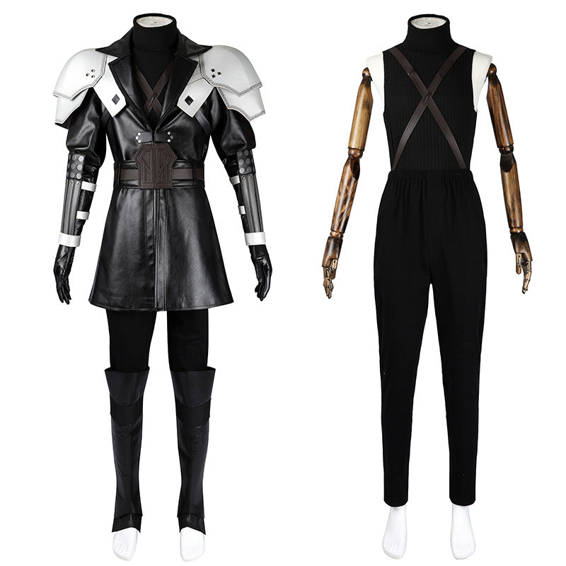 FF7 Final Fantasy VII Ever Crisis Junior Sephiroth Cosplay Costume Complete Set