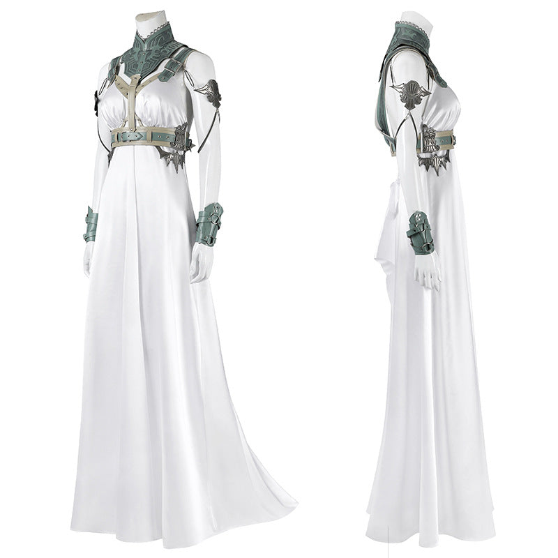 FF7 Final Fantasy VII Rebirth Golden Butterfly Amusement Park Stage Show Heroine Cosplay Costume Full Dresses