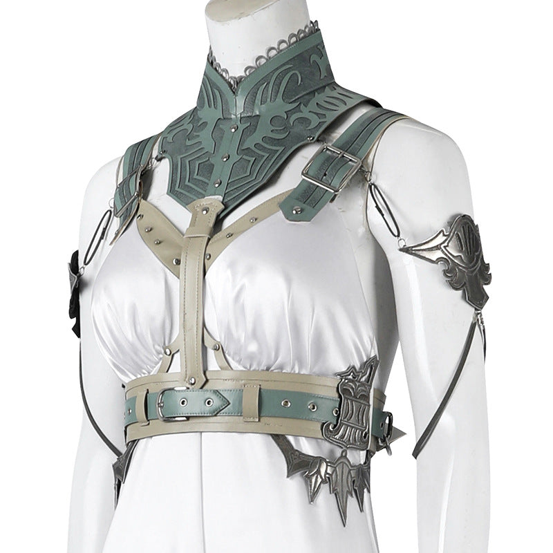 FF7 Final Fantasy VII Rebirth Golden Butterfly Amusement Park Stage Show Heroine Cosplay Costume Full Dresses