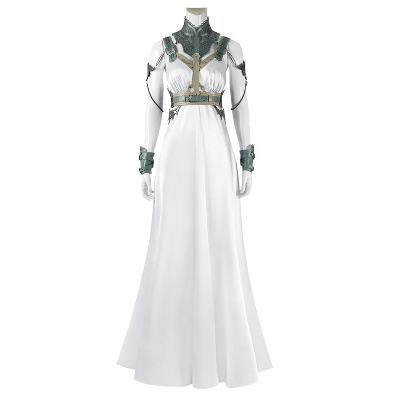 FF7 Final Fantasy VII Rebirth Golden Butterfly Amusement Park Stage Show Heroine Cosplay Costume Full Dresses
