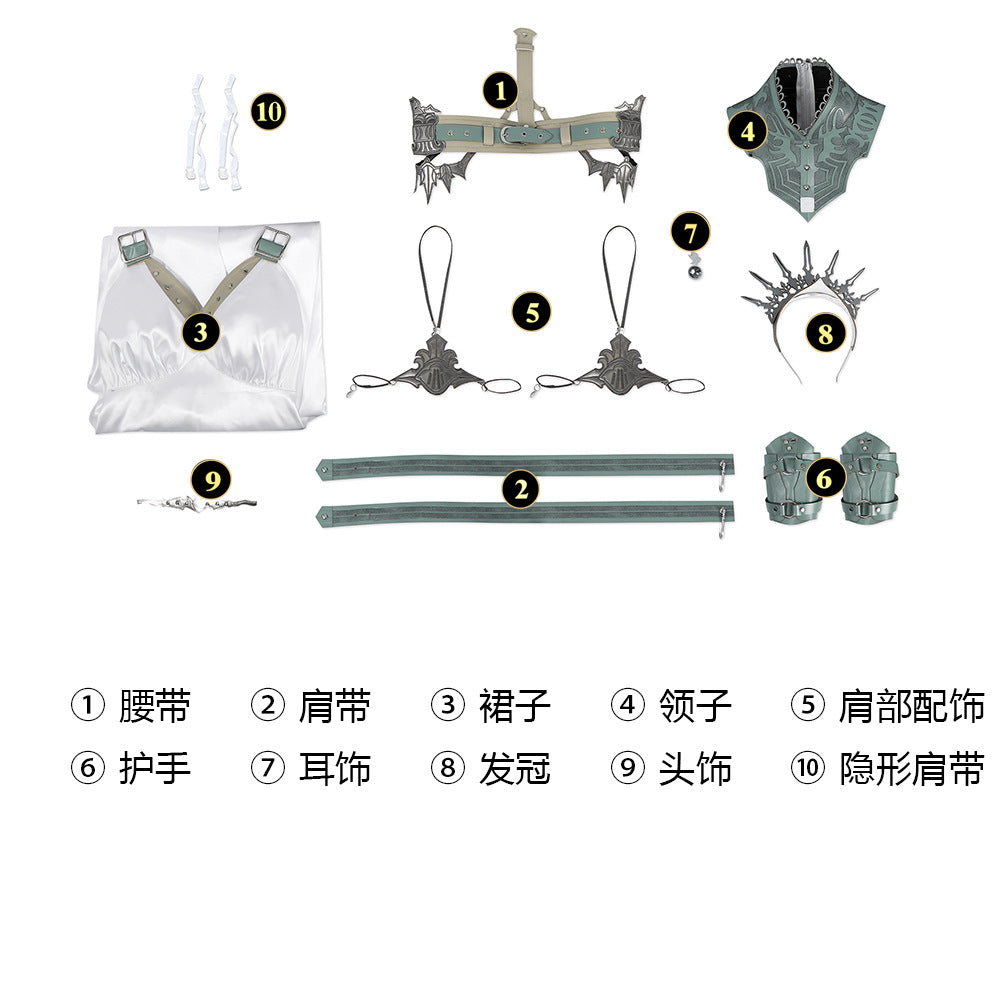 FF7 Final Fantasy VII Rebirth Golden Butterfly Amusement Park Stage Show Heroine Cosplay Costume Full Dresses