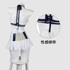 Game FF7 Final Fantasy VII: Rebirth Tifa Lockhart Cosplay Costume White Swimsuit
