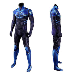 Film Blue Beetle Cosplay Costume Men 3D Printed Tights Bodysuit Jumpsuit