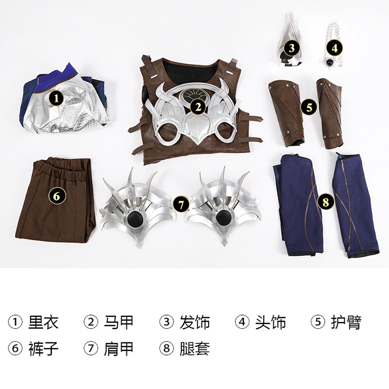 Game Baldur's Gate 3 Shadowheart Cosplay Costume Set