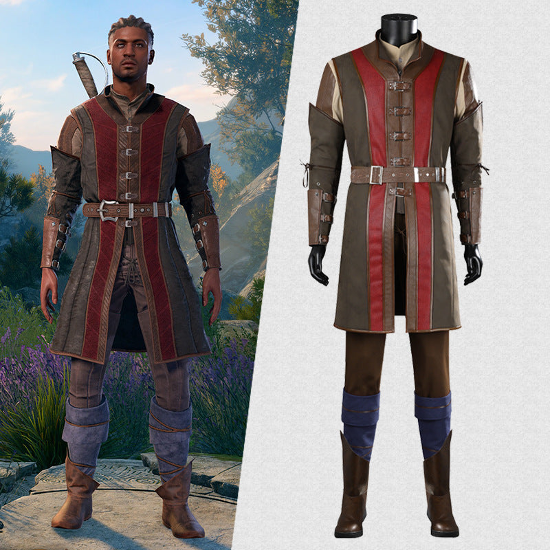 Game Baldur's Gate 3 Wyll Cosplay Costume Complete Set