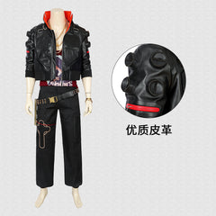 Game Cyberpunk 2077 Jackie Welles Cosplay Costume Full Set Punk Jacket Pants Suit