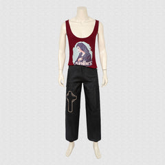 Game Cyberpunk 2077 Jackie Welles Cosplay Costume Full Set Punk Jacket Pants Suit