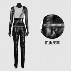 Game Cyberpunk 2077 Judy Cosplay Costume Full Set Strap Pants Vest Gaming Clothes