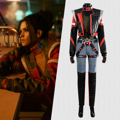Game Cyberpunk 2077 Panam Palmer Cosplay Costume Complete Set