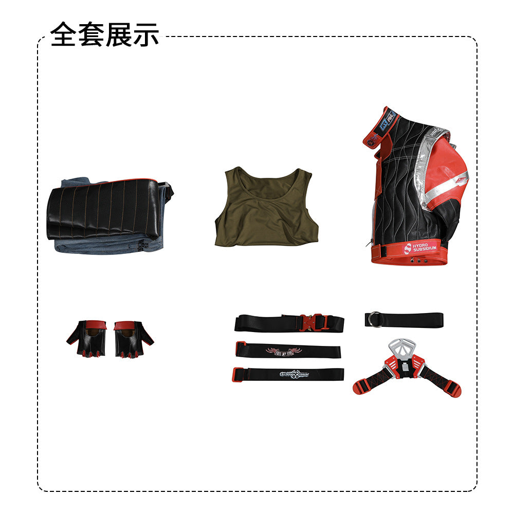 Game Cyberpunk 2077 Panam Palmer Cosplay Costume Complete Set
