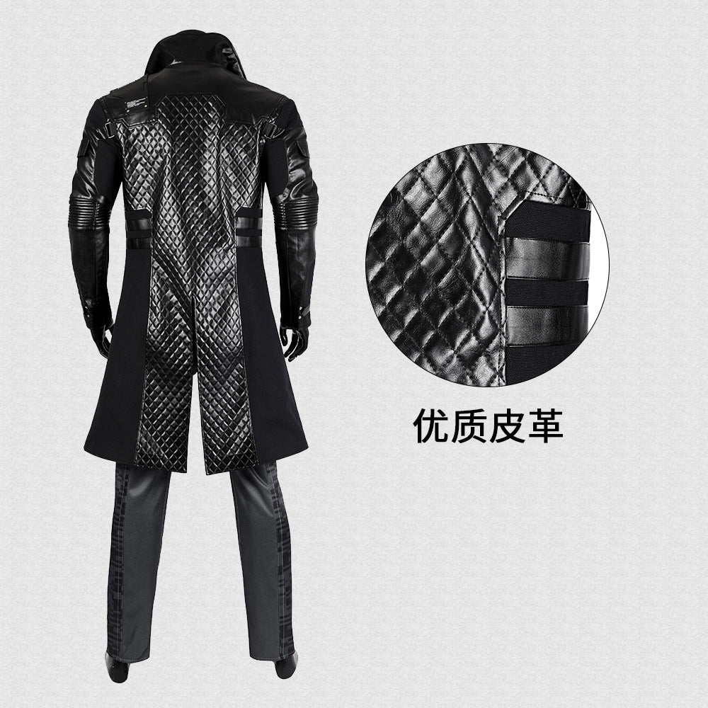 Game Cyberpunk 2077 Phantom Liberty Solomon Reed Cosplay Costume Full Set