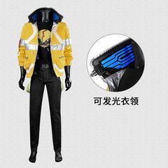 Game Cyberpunk 2077 V Cosplay Costume Full Punk Suit