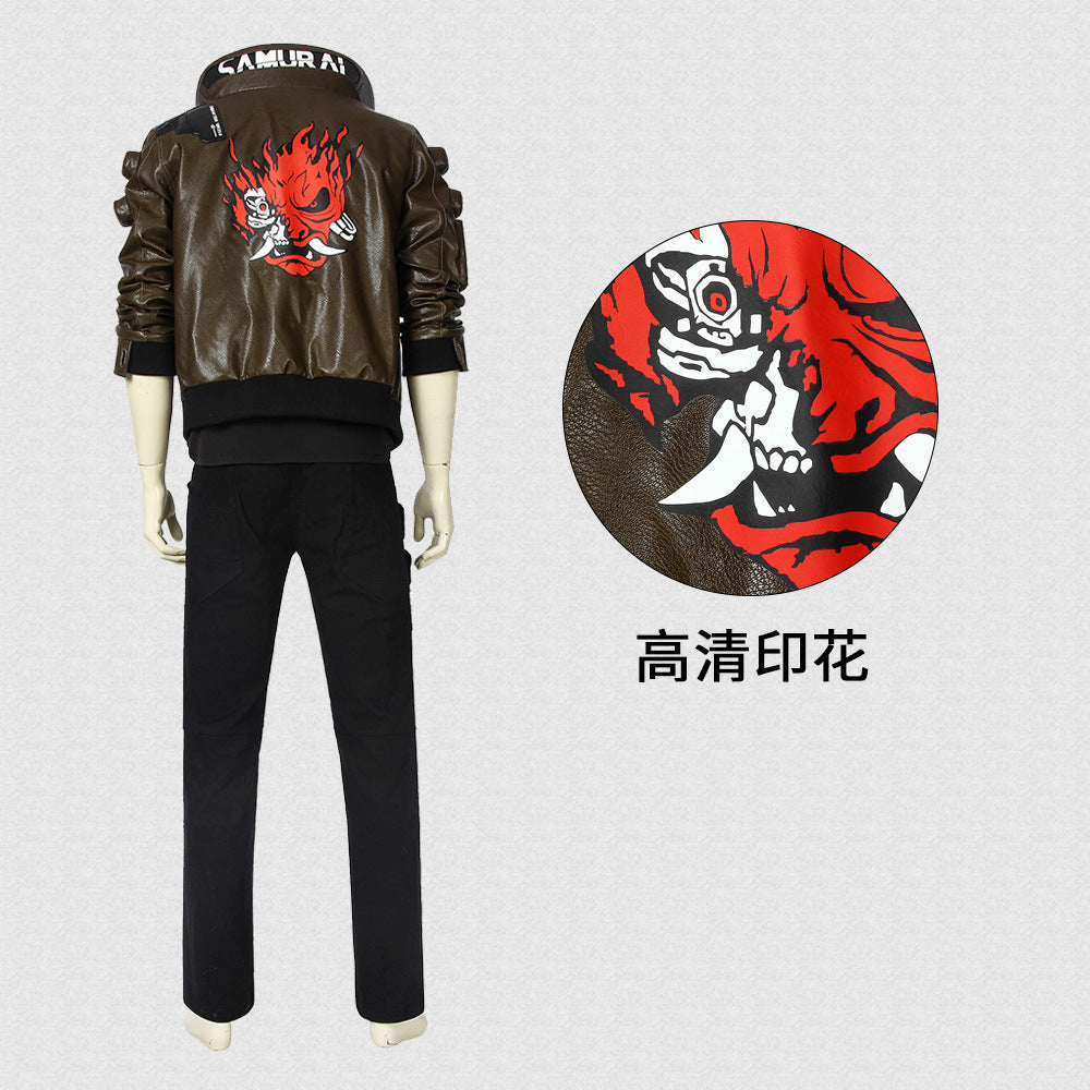 Game Cyberpunk 2077 V Cosplay Costume Full Set Game Same Style