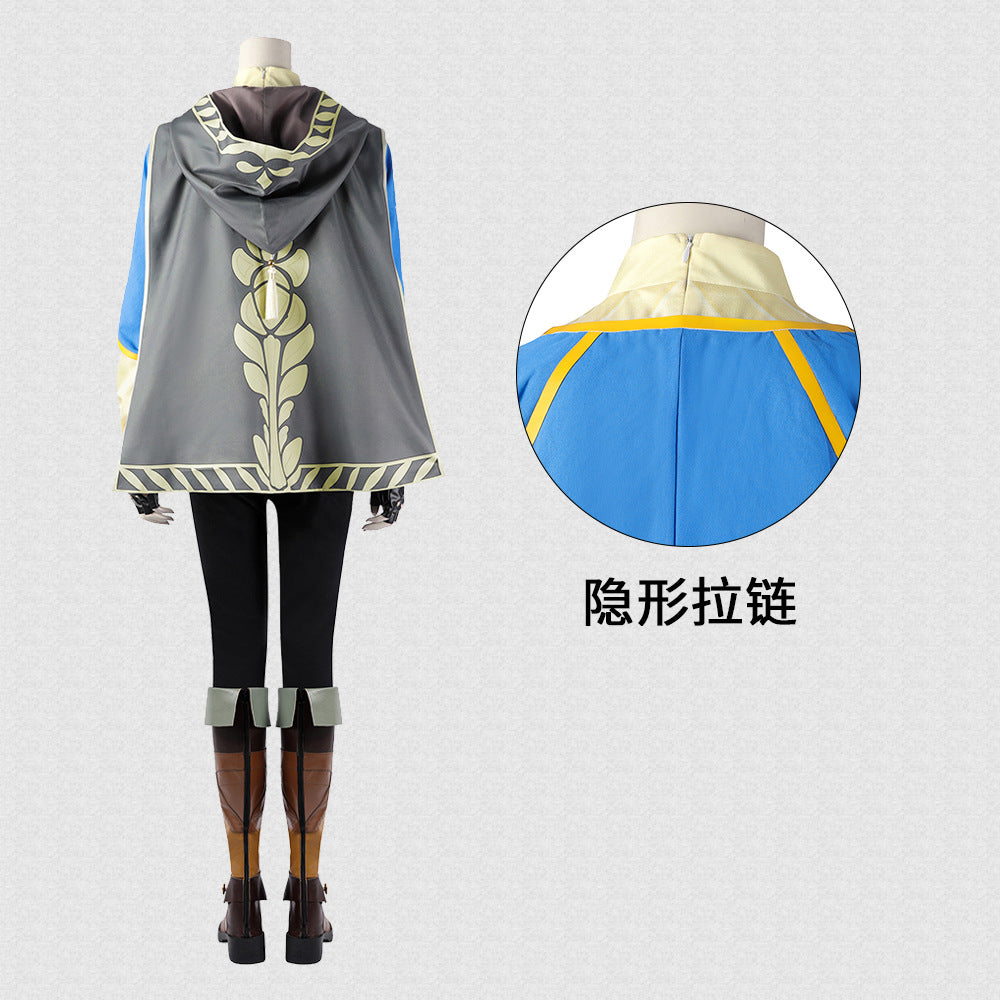 Game The Legend of Zelda - Tears of the Kingdom: Princess Zelda Cosplay Outfit Play with the Same Costume