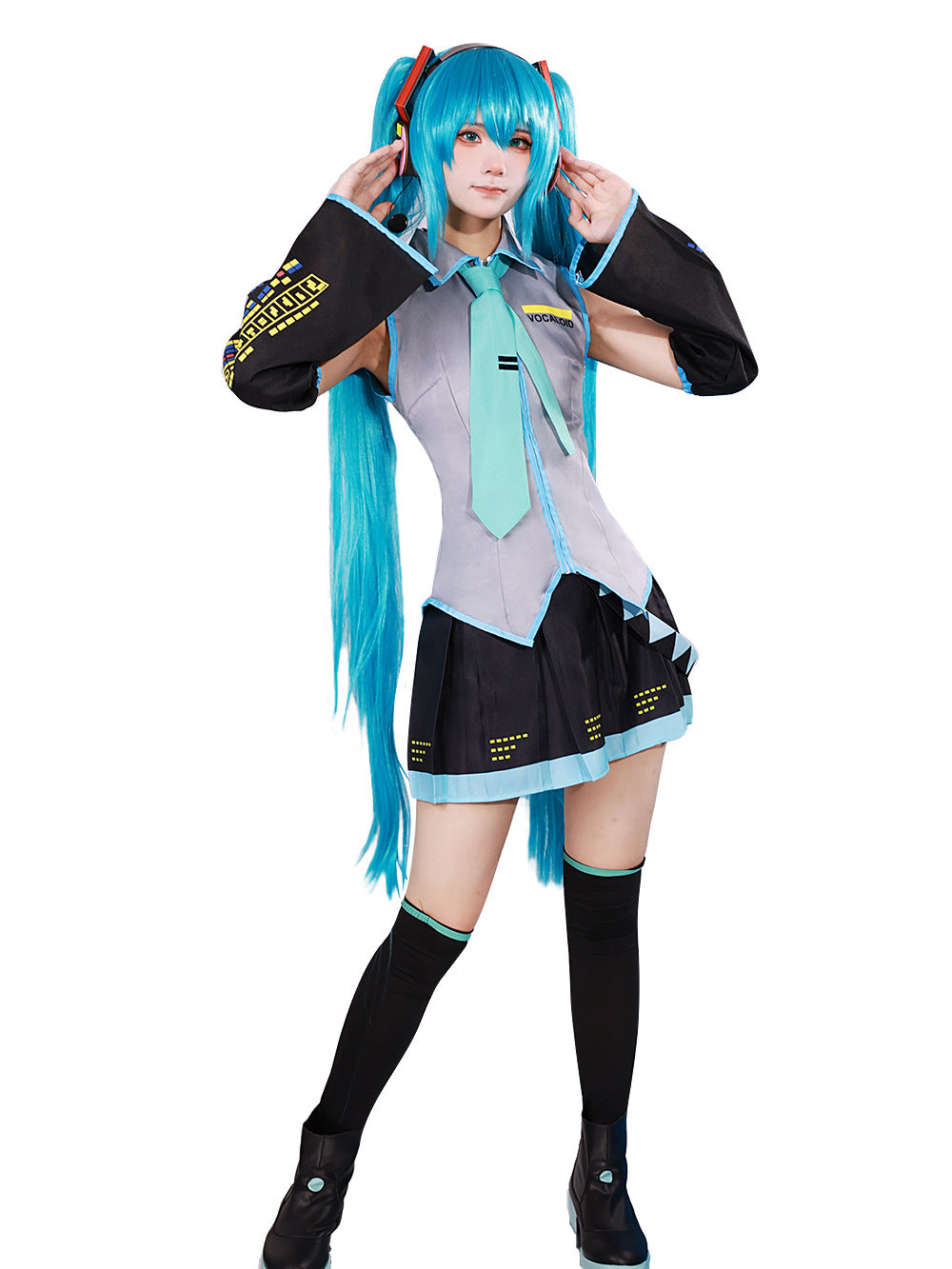 Hatsune Miku School Uniform Dress Costume Set