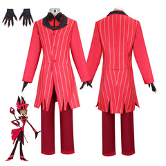 Hazbin Hotel Alastor Cosplay Costume Set