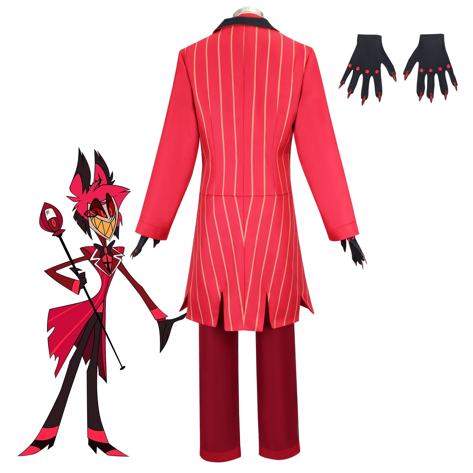 Hazbin Hotel Alastor Cosplay Costume Set