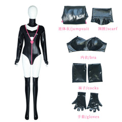 Hazbin Hotel Angel Dust Cosplay Costume Full Skirt