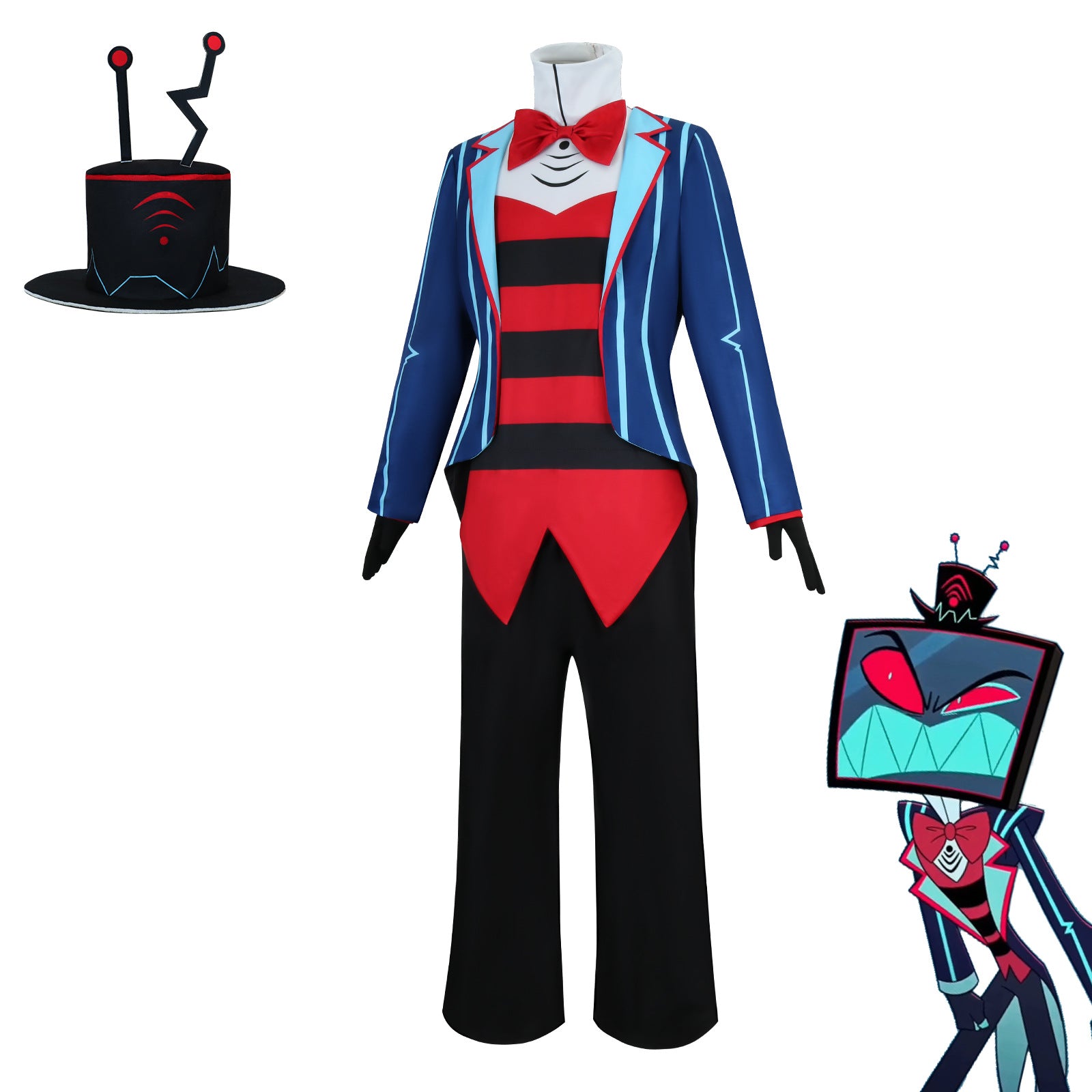 Hazbin Hotel TV Devil Walker Cosplay Costume Set