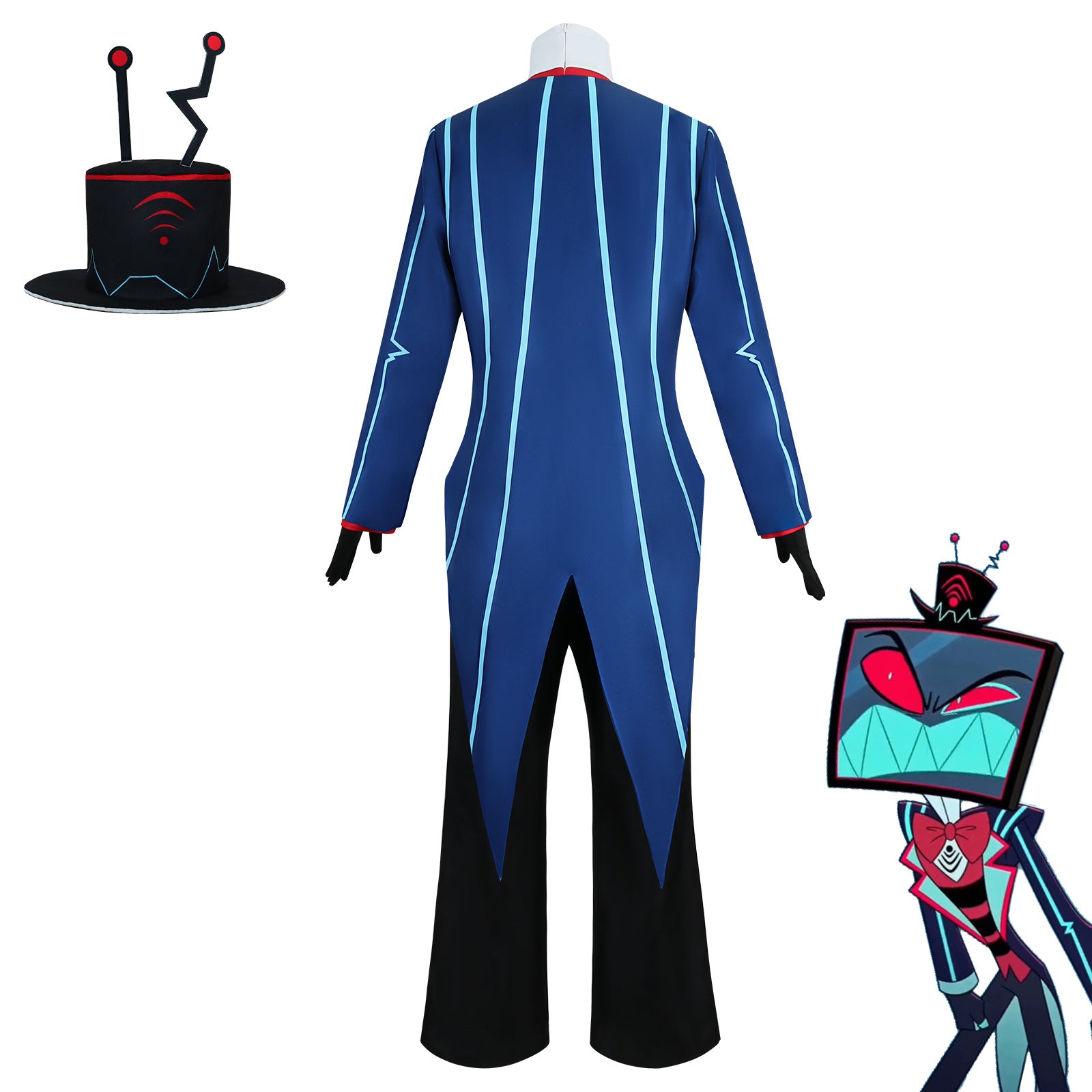 Hazbin Hotel TV Devil Walker Cosplay Costume Set