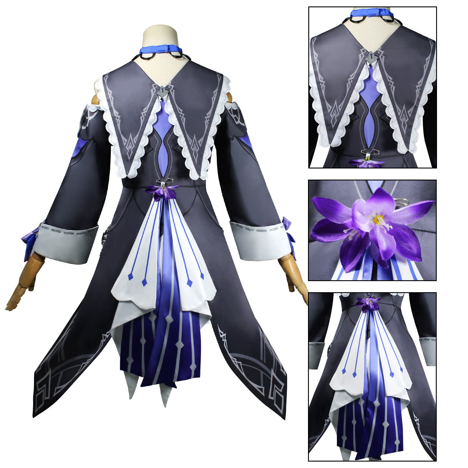 Game Aetherium Wars: Herta Cosplay Costume Set