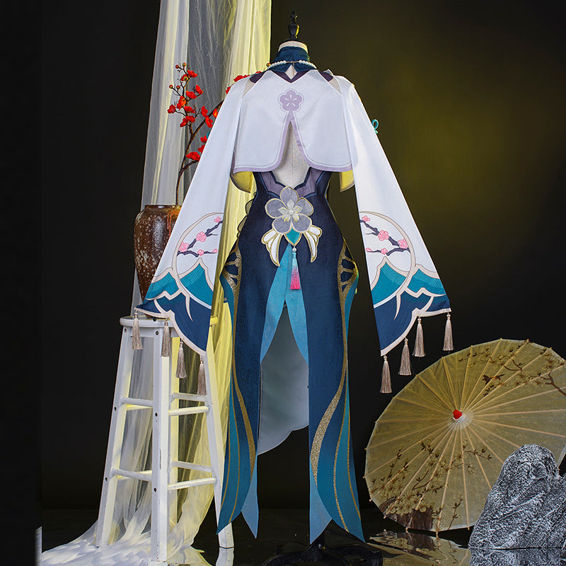 Honkai: Star Rail Ruan Mei Cosplay Costumes Full Set Chinese Cheongsam