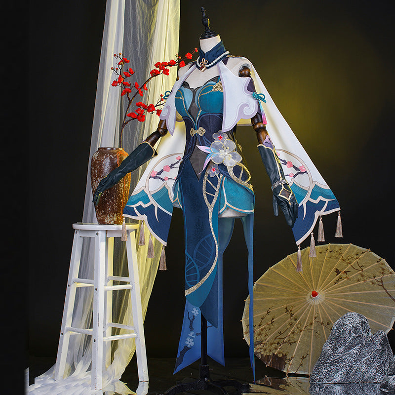Honkai: Star Rail Ruan Mei Cosplay Costumes Full Set Chinese Cheongsam