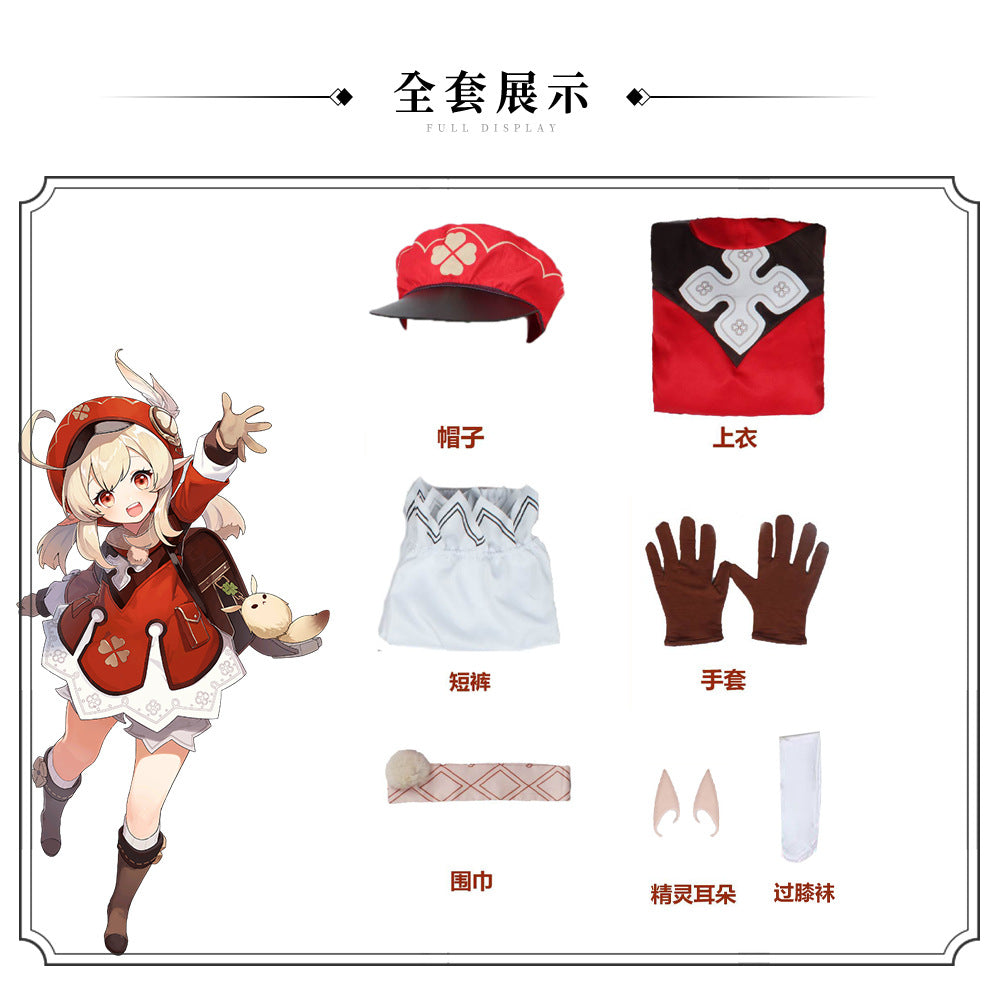 Genshin Impact Klee Costume Set