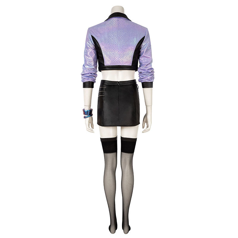 League of Legends LOL Evelynn KDA Cosplay Song Performance Costume Set