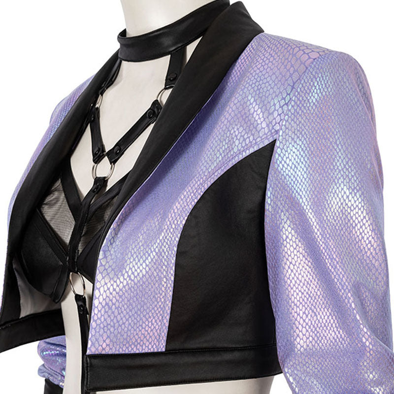 League of Legends LOL Evelynn KDA Cosplay Song Performance Costume Set