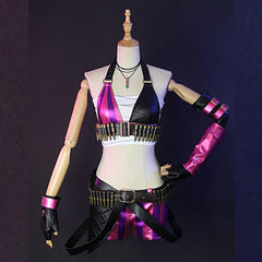 LOL League of Legends Jinx Silk Storming Loli Cosplay Clothing Game Anime Costumes Full Set