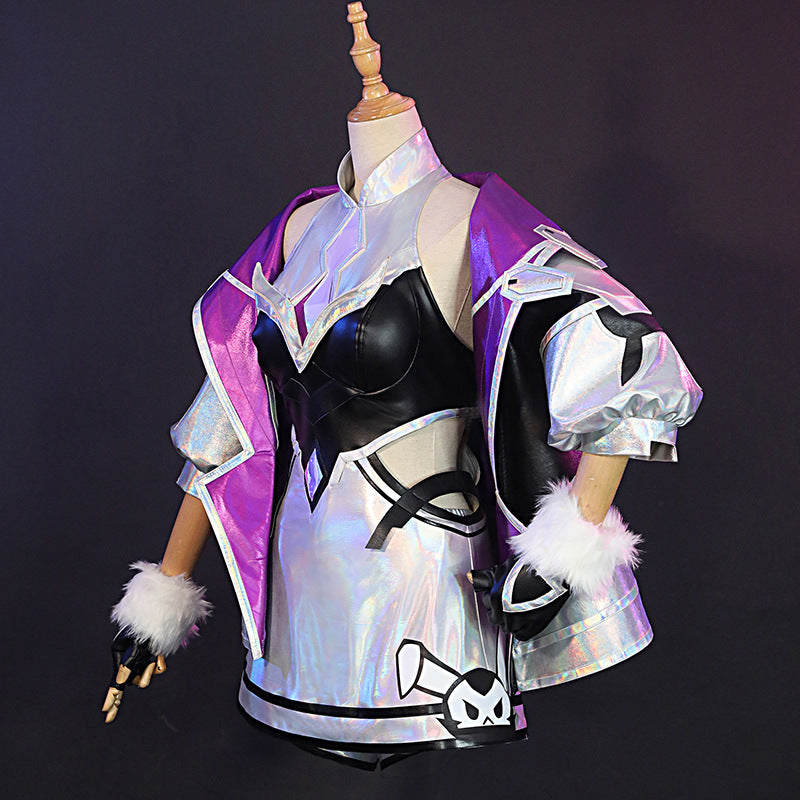 LOL League of Legends Illusory Spirit Warriors Miss Fortune Complete Cosplay Costume