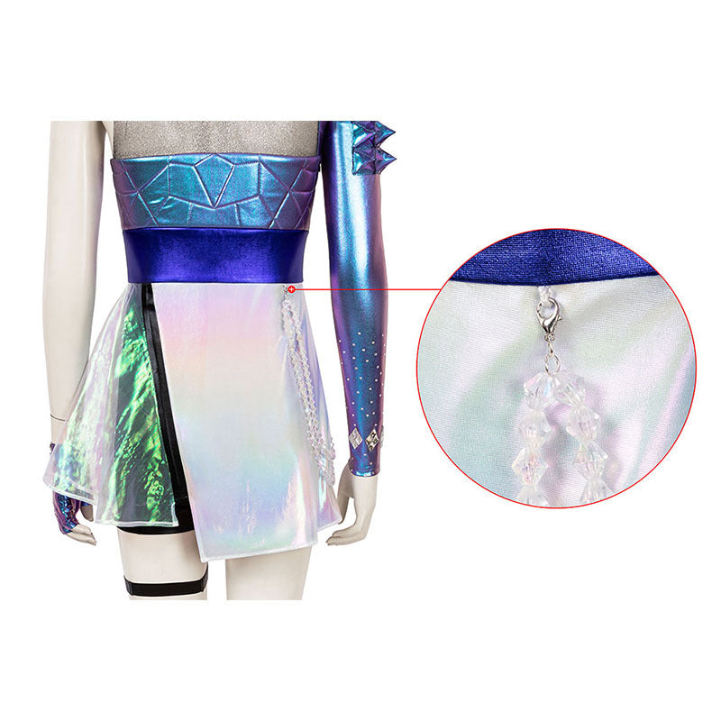 LOL League of Legends S10 Hit Song Costume KDA Women's Group LOL Ahri Cosplay Costume Complete Set
