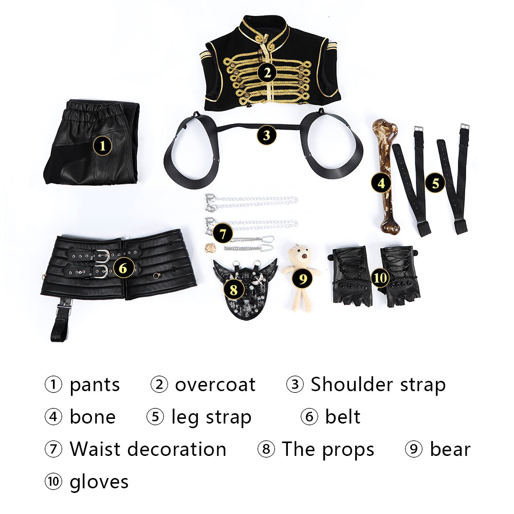 Mad Max: Furiosa Dementus Cosplay Costume Set