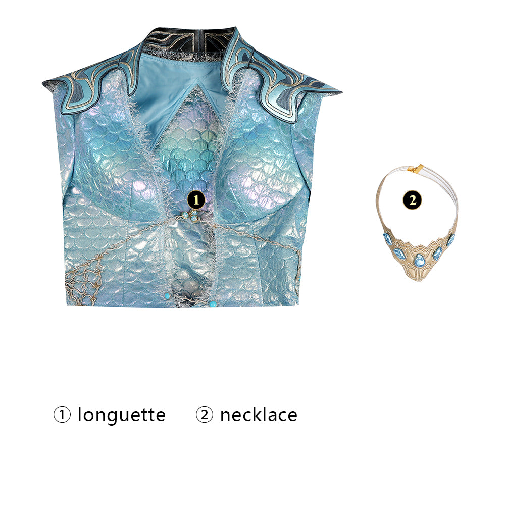 Baldur's Gate 3 Mother of Waves Cosplay Gown Costume Set