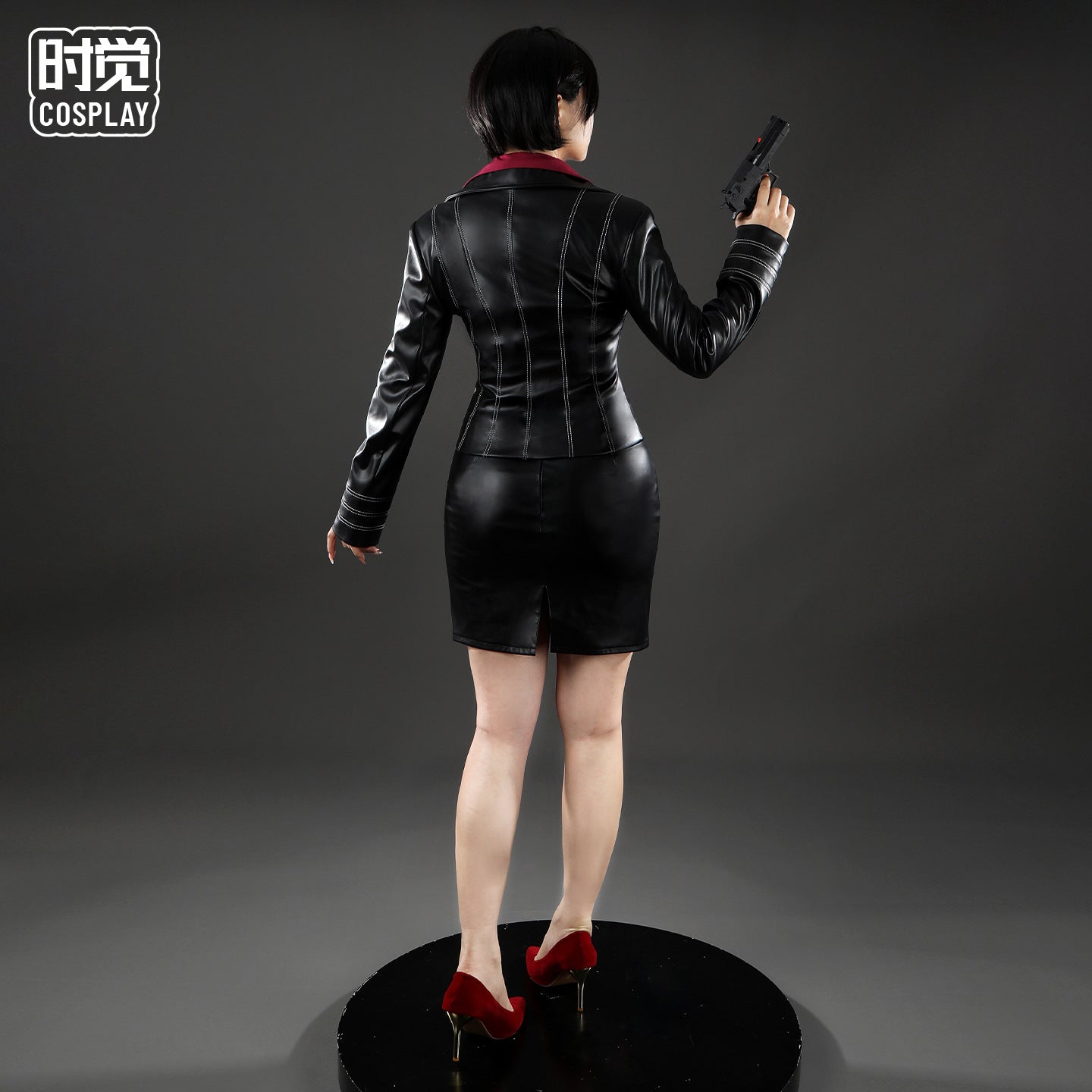Survival Horror Lederjacke Cosplay Kostüm Set Damen