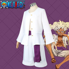 One Piece Chapter Wano Country Sun God Nika Luffy Cosplay Costume Set