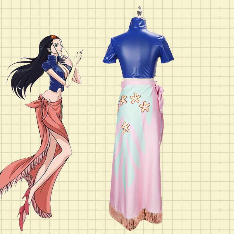 One Piece Nico Robin Cosplay Costume Skirt Set