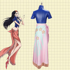 One Piece Nico Robin Cosplay Costume Skirt Set