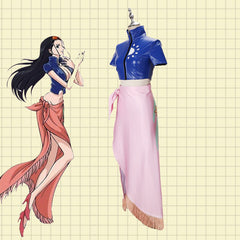 One Piece Nico Robin Cosplay Costume Skirt Set