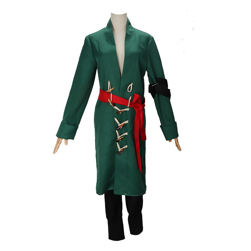 One Piece Chapter Wisteria Country - Roronoa Zoro Cosplay Anime Outfit Set