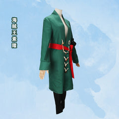 One Piece Chapter Wisteria Country - Roronoa Zoro Cosplay Anime Outfit Set