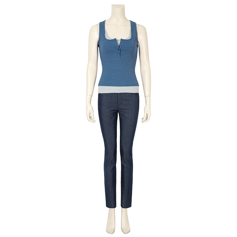 Resident Evil 3 Remake Jill Valentine Cosplay Costume Game Set