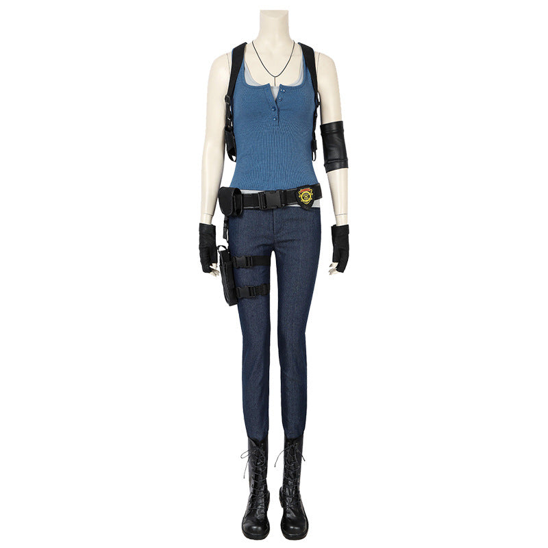 Resident Evil 3 Remake Jill Valentine Cosplay Costume Game Set